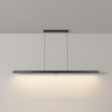 Simple Adjustable Linear LED Island Hanging Light Image - 7