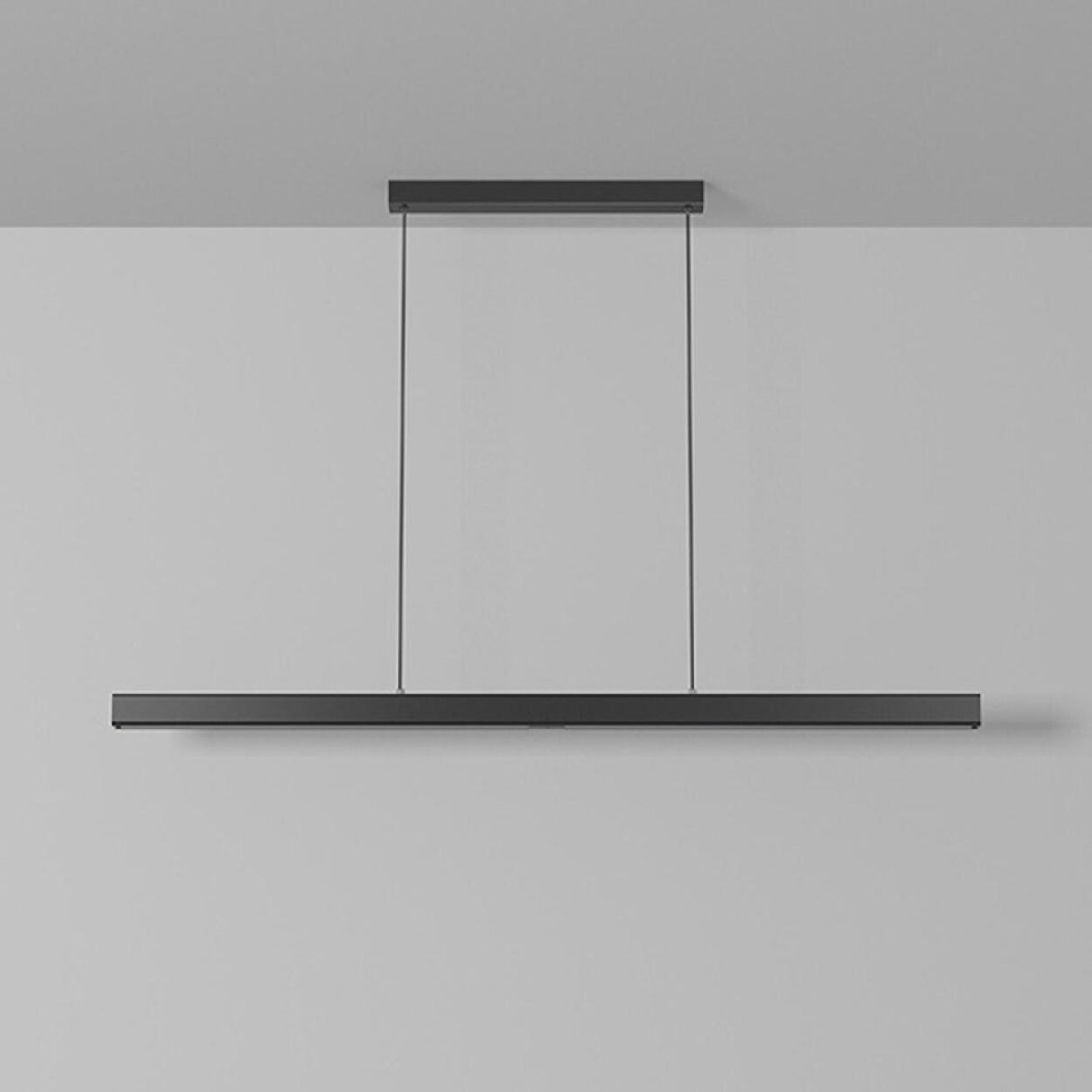 Simple Adjustable Linear LED Island Hanging Light Image - 9