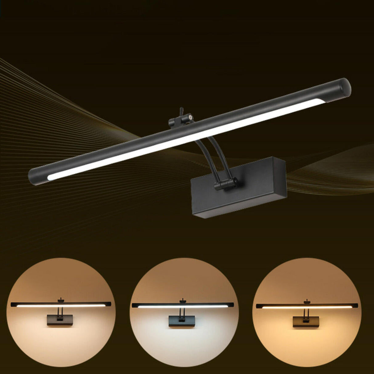 Simple Adjustable Linear LED Vanity Wall Light  Image - 12