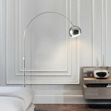 Simple Adjustable Metal Dome Arched Floor Lamps Image - 2