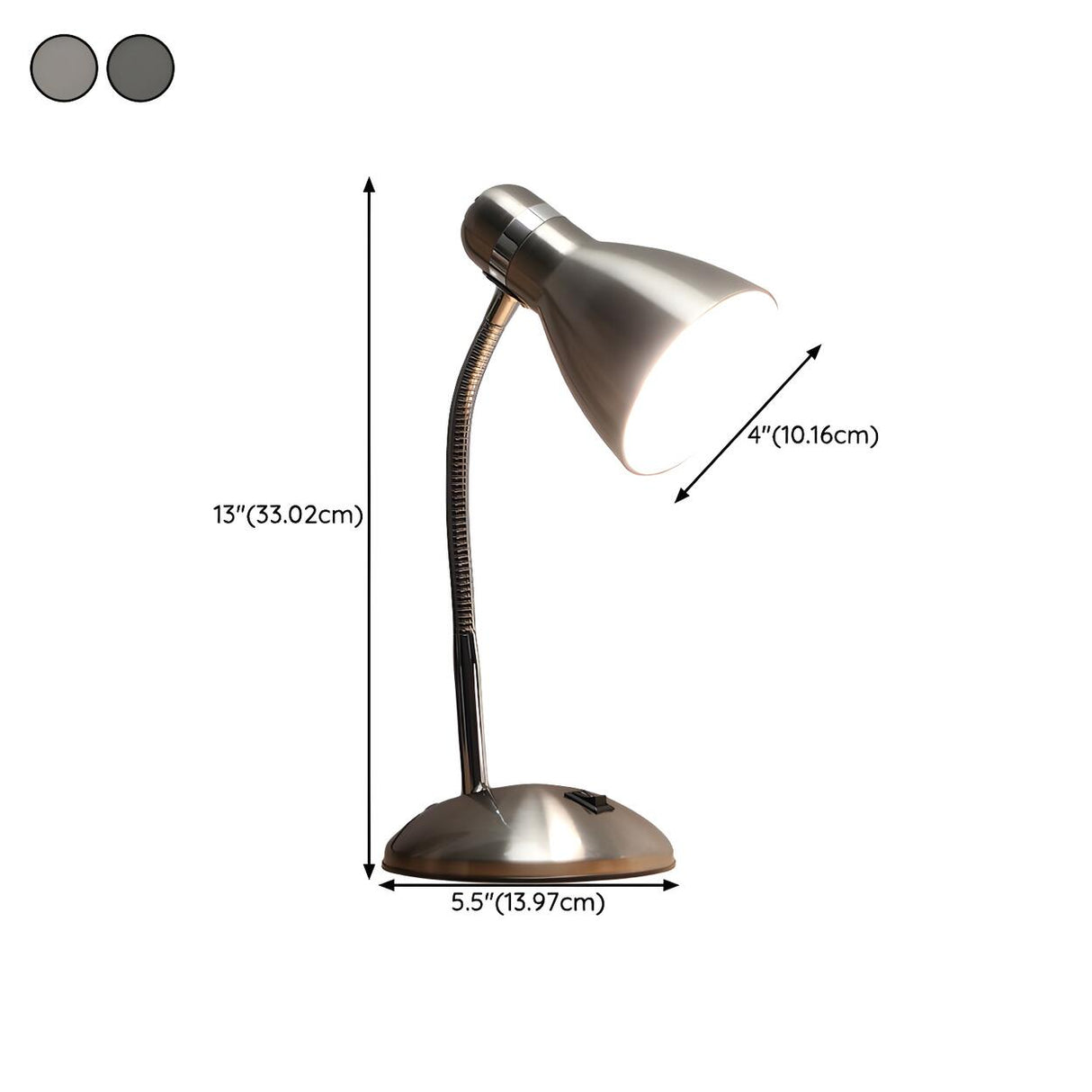 Simple Adjustable Metal Geometric LED Modern Table Lamp 