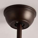 Simple Adjustable Wood 3 Blade Ceiling Fan with Light Image - 16