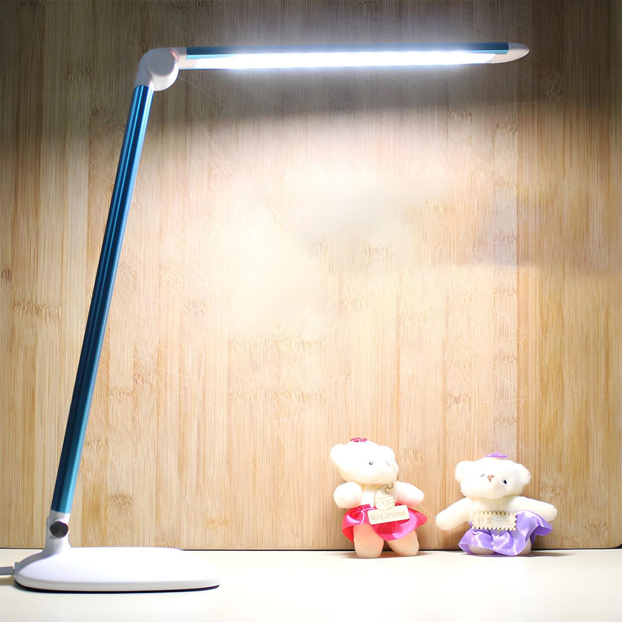 Simple Aluminum Linear LED Table Lamp with Touch Switch Image - 1