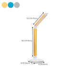 Simple Aluminum Linear LED Table Lamp with Touch Switch #size