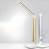 Simple Aluminum Linear LED Table Lamp with Touch Switch Image - 2