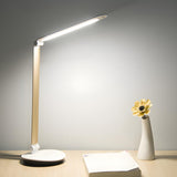 Simple Aluminum Linear LED Table Lamp with Touch Switch Image - 9