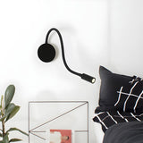 Simple Aluminum Round Small Reading Warm Wall Light Image - 11