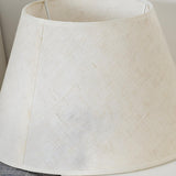 Simple Art Fabric Lampshade Golden Antler Table Lamp Image - 8