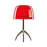 Simple Barrel Shade Metal Triangle Stand Table Lamp Image - 6