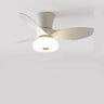 Simple Bedroom Wood 3 Blades Ceiling Fan with Light Image - 11