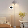 Simple Bedroom Yellow Pod Metal LED Floor Lamp Image - 9