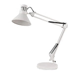 Simple Black Adjustable Metal Arm Study Table Lamp Image - 7