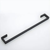 Simple Black Corrosion Resistant Metal Bathroom Hardware Set Image - 6