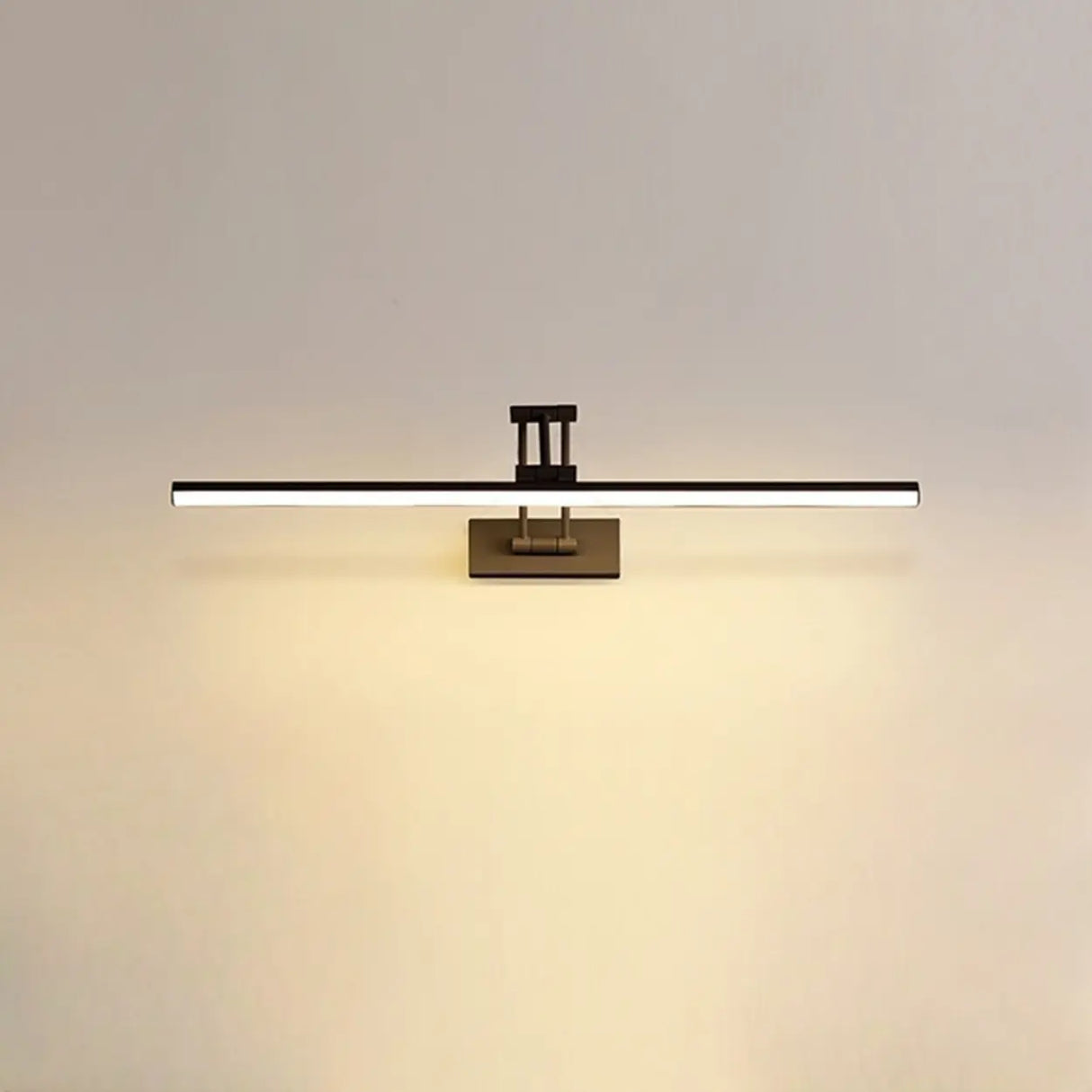 Simple Black Linear Adjustable Vanity Light Fixture Image - 10