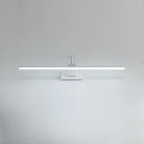 Simple Black Linear Adjustable Vanity Light Fixture Image - 2