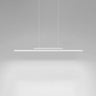 Simple Black Linear Metal LED Island Ceiling Light Image - 11