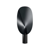 Simple Black Metal Base Leaf Shape Decor Table Lamp Image - 6