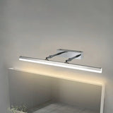 Simple Black Rectangular LED Bathroom Vanity Light Image - 11