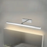 Simple Black Rectangular LED Bathroom Vanity Light Image - 14