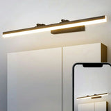 Simple Black Rectangular LED Bathroom Vanity Light Image - 15