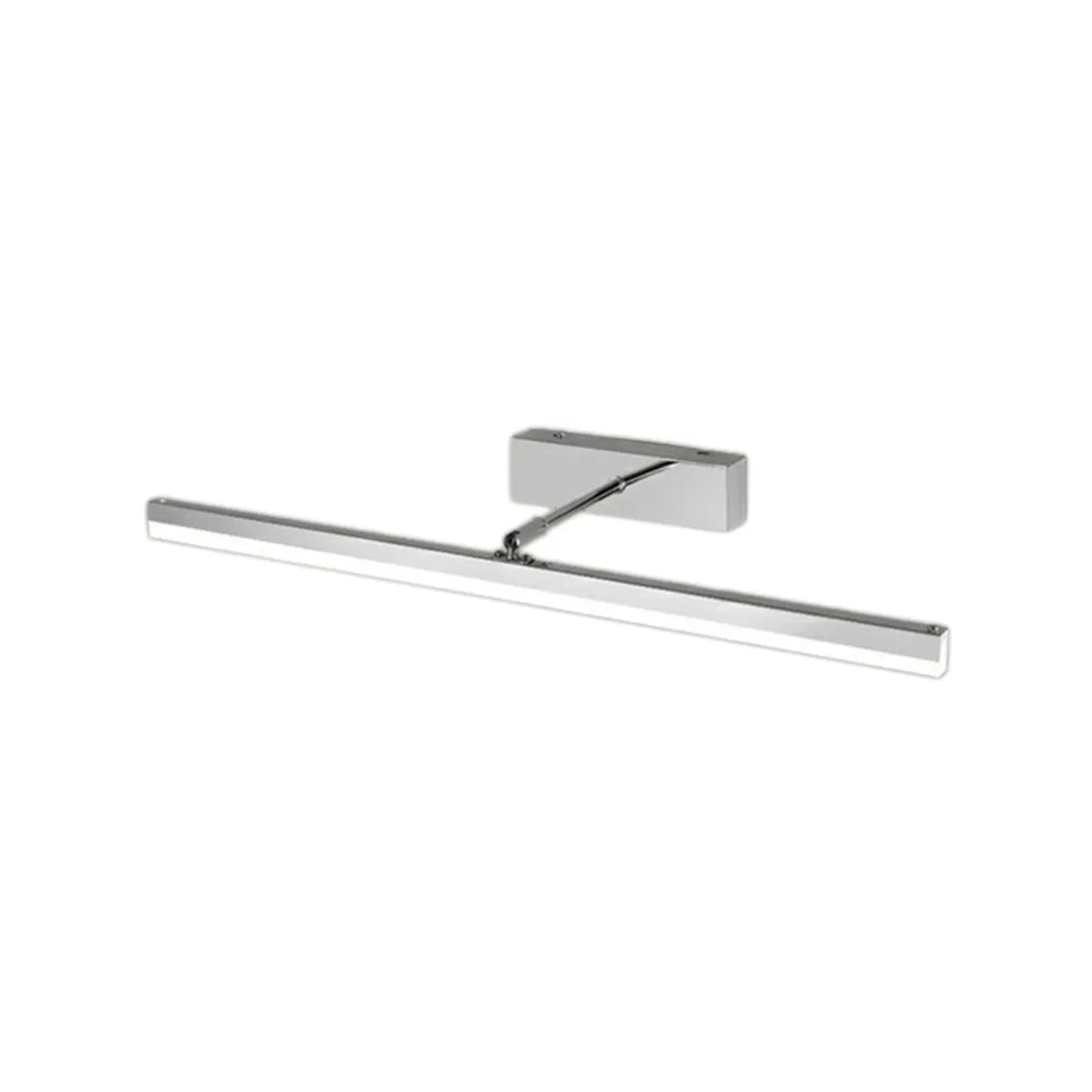 Simple Black Rectangular LED Bathroom Vanity Light Image - 5