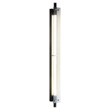 Simple Black Slim Vertical Design Metal Wall Sconce Image - 8