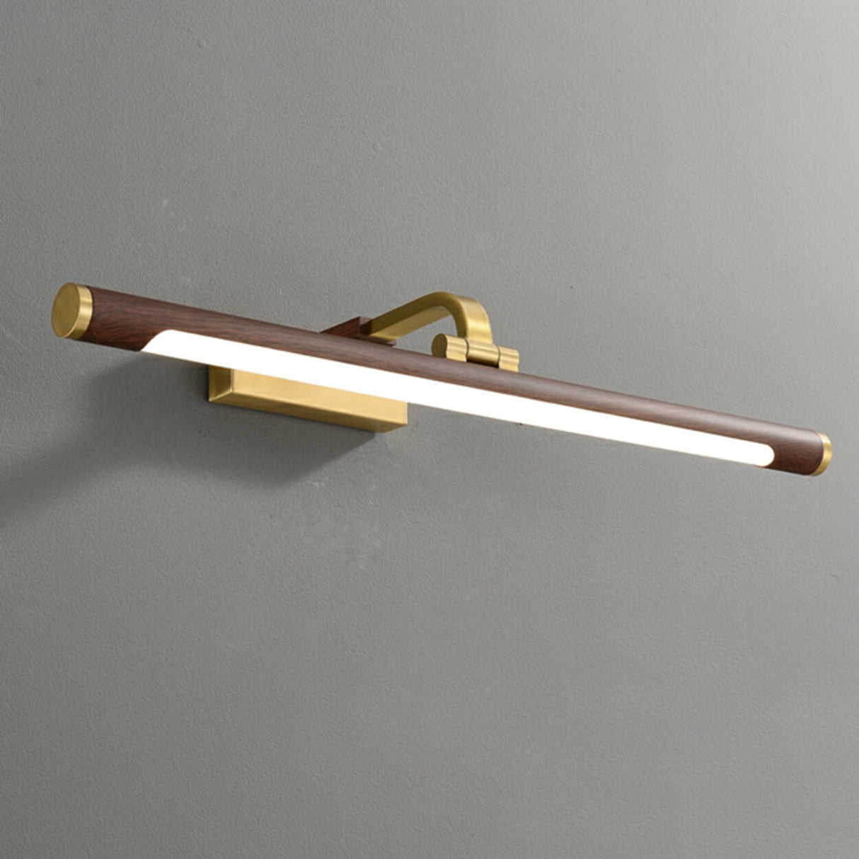 Simple Brass Linear Adjustable Vanity Mirror Light  Image - 6