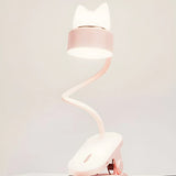 Simple Clip-On Cat Ear Decorative Bedside Table Lamp Image - 1