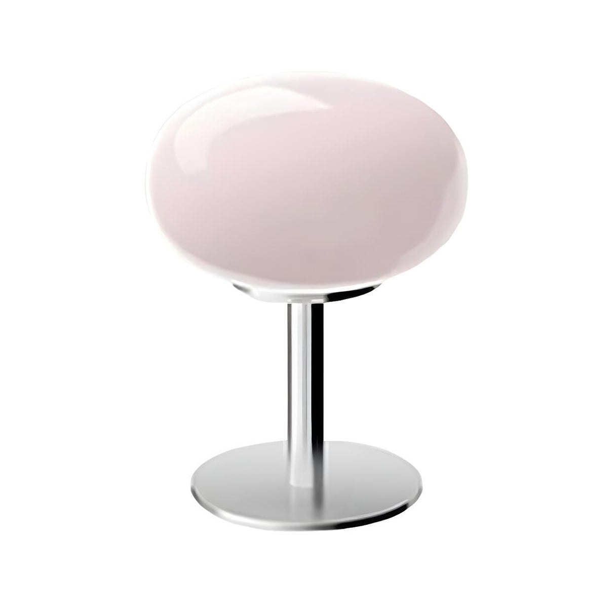 Simple Contemporary Glass Ball Metal Base Table Lamp Image - 8