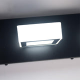 Simple Cubic Design Black Square LED Vanity Light Image - 13