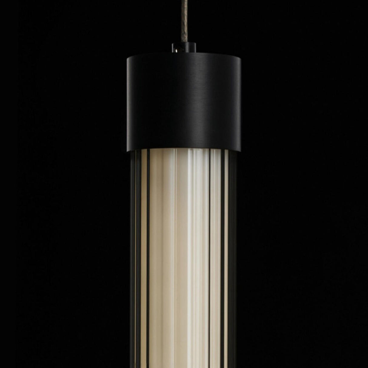 Simple Cylinder LED Adjustable Island Pendant Light Image - 9