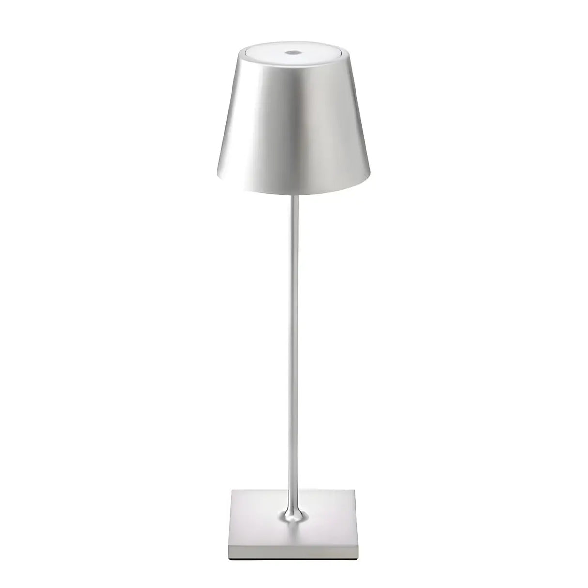 Simple Cylinder Shade Metal Touch Control Table Lamp Image - 5