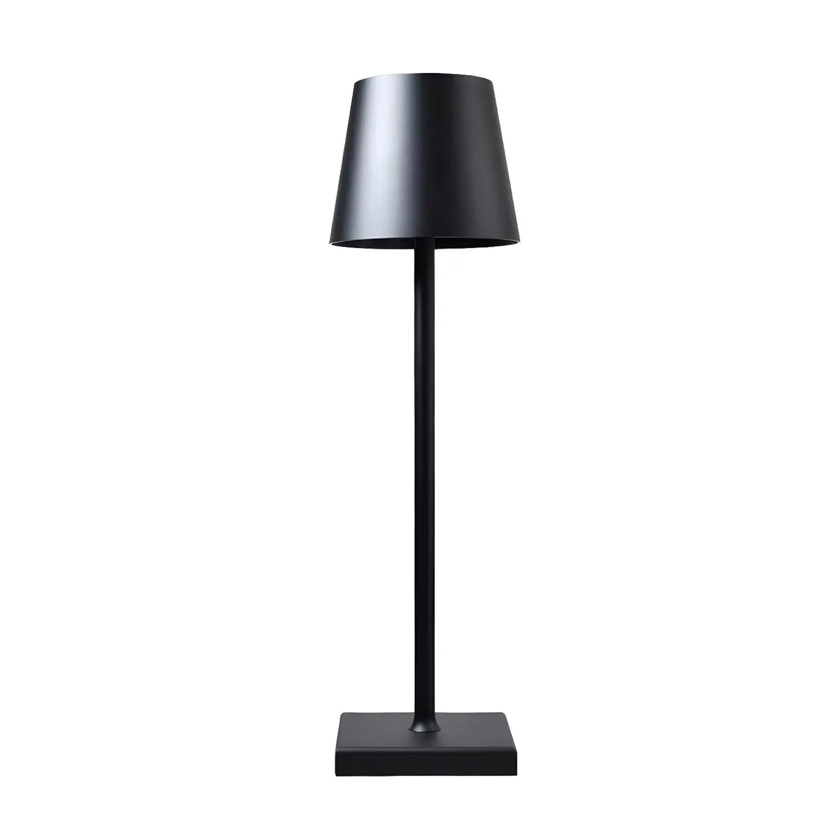 Simple Cylinder Shade Metal Touch Control Table Lamp Image - 8