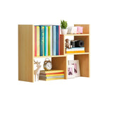 Simple Desktop Small Open White Wood Display Bookcase Image - 23