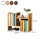 Simple Desktop Small Open White Wood Display Bookcase Image - 27