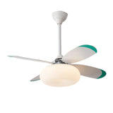 Simple Dimming Cloud Shade 3 Blade Ceiling Fan Light Image - 8