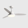 Simple Down Rod Standard Ceiling Fan with LED Light Image - 6