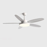 Simple Down Rod Standard Ceiling Fan with LED Light Image - 7