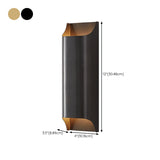 Simple Geometric Up Down LED Wall Sconce Light Image - 15