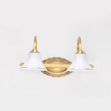 Simple Gold 3-Light Bell Bathroom LED Vanity Lights Image - 3