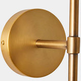 Simple Gold Frosted Glass Dual Globe Wall Sconce Image - 10