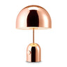 Simple Gold Small Dome Geometric Chrome Table Lamp Image - 5