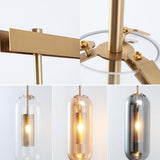 Simple Inner Mesh Cylinder Glass Bedside Wall Light Image - 13