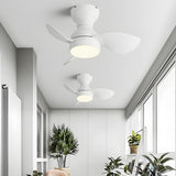 Simple Kids Room 3 Blade Small Ceiling Fan With Light Image - 17