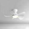 Simple Kids Room 3 Blade Small Ceiling Fan With Light Image - 9