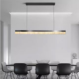 Simple Linear Adjustable LED Island Pendant Light Image - 1