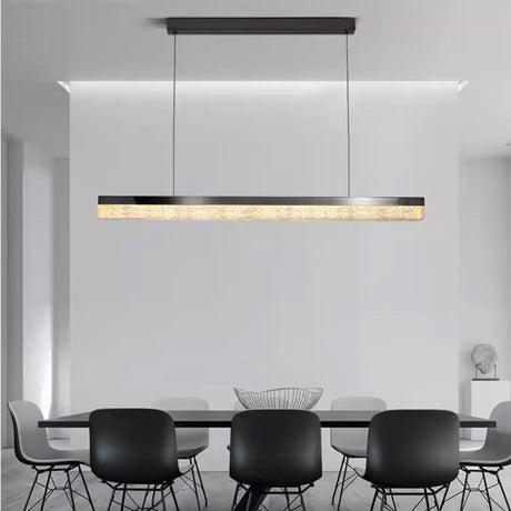 Simple Linear Adjustable LED Island Pendant Light Image - 1