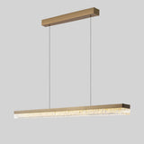 Simple Linear Adjustable LED Island Pendant Light Image - 8