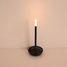 Simple Linear Candlelight Cordless Metal Table Lamp Image - 2