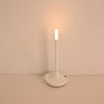 Simple Linear Candlelight Cordless Metal Table Lamp Image - 5